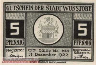 Wunstorf - 5  Pfennig (#SS1458_2a-1_UNC)