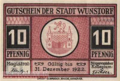 Wunstorf - 10  Pfennig (#SS1458_2a-2_UNC)