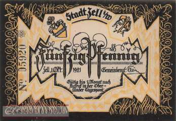 Zell - 50  Pfennig (#SS1467_1-2_UNC)
