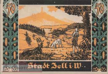 Zell - 50  Pfennig (#SS1467_1-3_UNC)