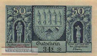 Zerbst - 50  Pfennig (#SS1469_1-2_UNC)