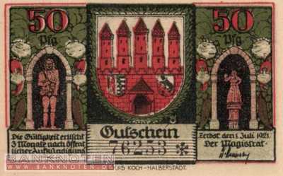 Zerbst - 50  Pfennig (#SS1469_2a-3B_UNC)