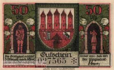 Zerbst - 50  Pfennig (#SS1469_2a-3E_UNC)