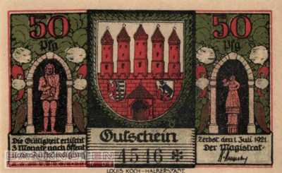 Zerbst - 50  Pfennig (#SS1469_2a-3T_UNC)