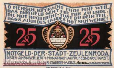 Zeulenroda - 25  Pfennig (#SS1470_1-2_UNC)