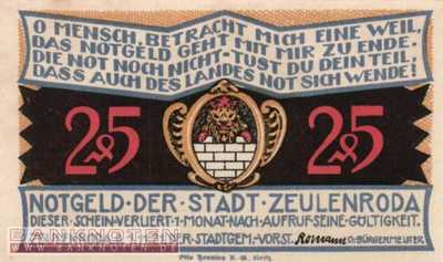 Zeulenroda - 25  Pfennig (#SS1470_1-3_UNC)