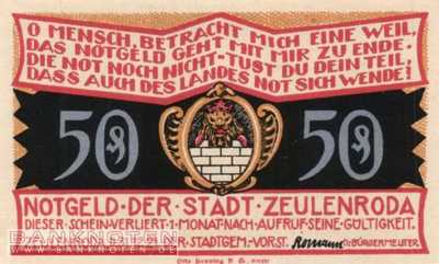 Zeulenroda - 50  Pfennig (#SS1470_2-1-1_UNC)