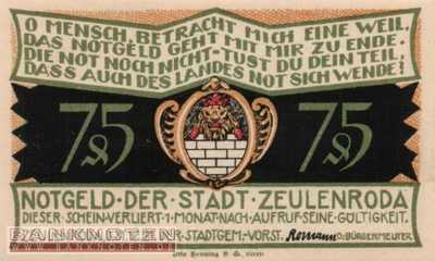 Zeulenroda - 75  Pfennig (#SS1470_2-2-2_UNC)