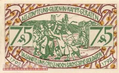Zeulenroda - 75  Pfennig (#SS1470_2-2-4_UNC)