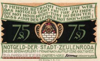 Zeulenroda - 75  Pfennig (#SS1470_2-2-4_UNC)