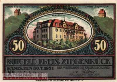 Ziegenrück - 50  Pfennig (#SS1471_1a-4_UNC)
