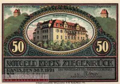 Ziegenrück - 50  Pfennig (#SS1471_1a-5_UNC)