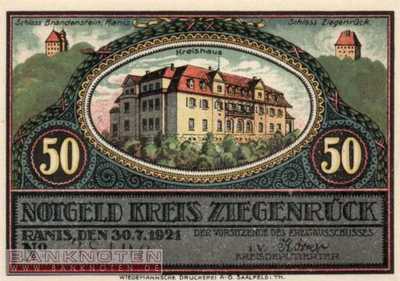 Ziegenrück - 50  Pfennig (#SS1471_1a-5_UNC)