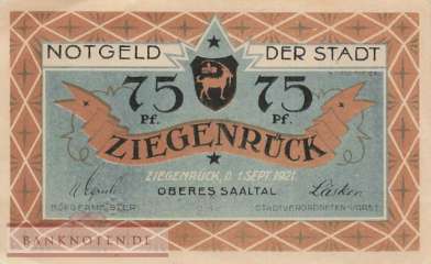 Ziegenrück - 75  Pfennig (#SS1472_1a-3-1_UNC)