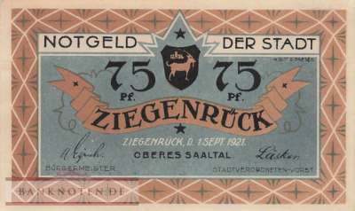 Ziegenrück - 75  Pfennig (#SS1472_1d-3-1_UNC)