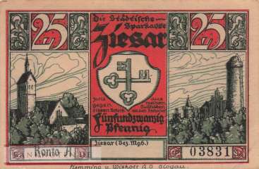 Ziesar - 25  Pfennig (#SS1473_1b-1_AU)
