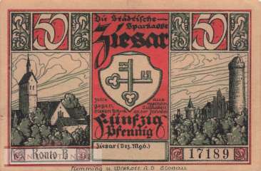 Ziesar - 50  Pfennig (#SS1473_1b-2_AU)