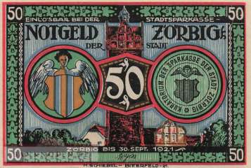 Zörbig - 50  Pfennig (#SS1475_4a-10_UNC)