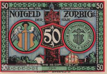 Zörbig - 50  Pfennig (#SS1475_4a-3_UNC)
