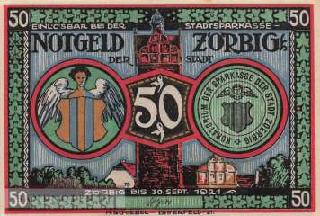 Zörbig - 50  Pfennig (#SS1475_4a-4_UNC)
