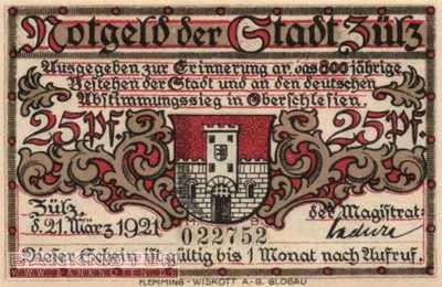 Zülz - 25  Pfennig (#SS1477_1a-2_UNC)
