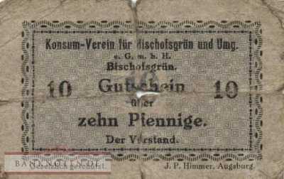 Bischofsgrün - 10  Pfennig (#TVA0670_05-1_VG)