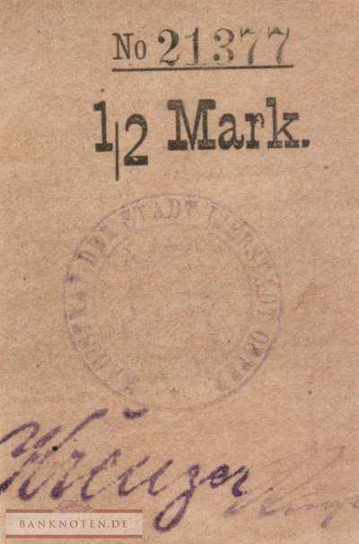 Liebstadt - 1/2  Mark (#TVA4075_05-15_UNC)