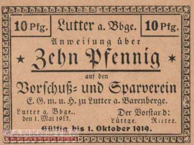 Lutter am Barenberge - 10  Pfennig (#TVA4315_5-2_UNC)