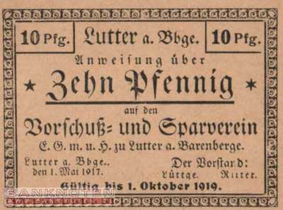 Lutter am Barenberge - 10  Pfennig (#TVA4315_5-2_UNC)