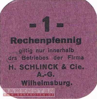 Wilhelmsburg - 1  Rechenpfennig (#TVA7940_10-15-3_UNC)