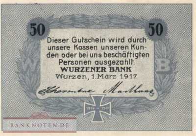 Wurzen - 50  Pfennig (#TVA8150_10-6_UNC)