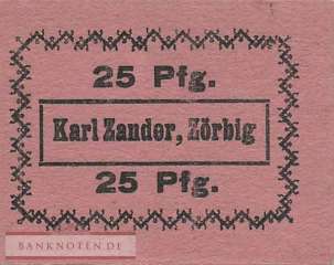 Zörbig - 25  Pfennig (#TVA8255_15-4-1-C_UNC)