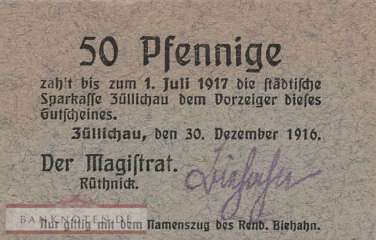 Züllichau - 50  Pfennige (#TVA8280_10-3E-A_UNC)