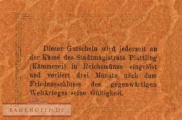 Plattling - 10  Pfennig (#VA025_2_UNC)