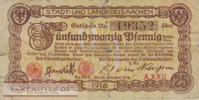 Aachen - 25  Pfennig (#VAA001_2a_G)