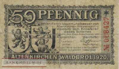 Altenkirchen und Waldbröhl - 50  Pfennig (#VAA009_1c_VG)