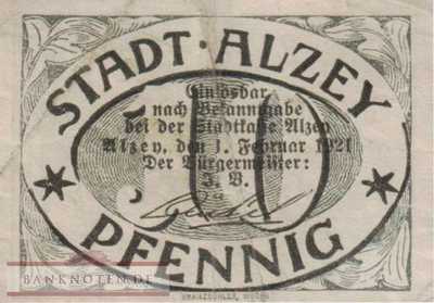 Alzey - 10  Pfennig (#VAA013_2a_VF)