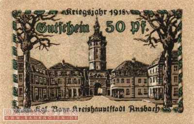 Ansbach - 50  Pfennig (#VAA020_4_UNC)