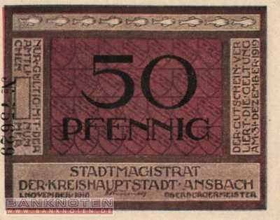 Ansbach - 50  Pfennig (#VAA020_6b_AU)