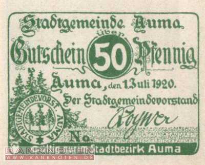 Auma - 50  Pfennig (#VAA034_5b_UNC)