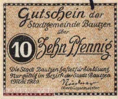 Bautzen - 10  Pfennig (#VAB011_5a_XF)
