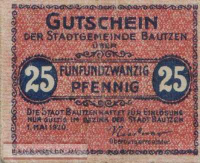 Bautzen - 25  Pfennig (#VAB011_5b_VF)