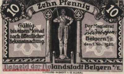 Belgern - 10  Pfennig (#VAB017_1aM_UNC)