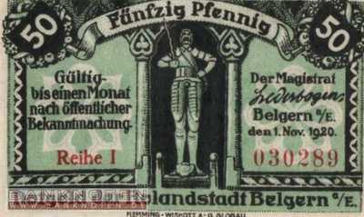 Belgern - 50  Pfennig (#VAB017_1b_UNC)