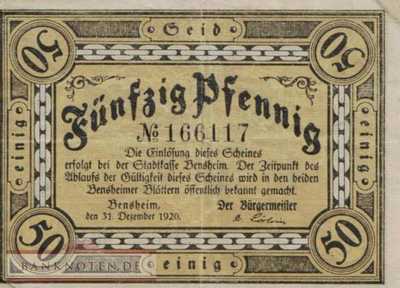 Bensheim - 50  Pfennig (#VAB020_2_F)