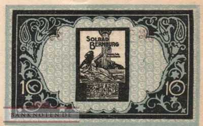 Bernburg - 10  Pfennig (#VAB032_2a_VF)