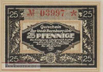 Bernburg - 25  Pfennig (#VAB032_2b_UNC)
