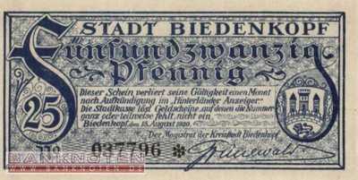 Biedenkopf - 25  Pfennig (#VAB043_2c_UNC)
