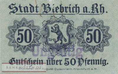 Biebrich a. Rh. - 50  Pfennig (#VAB044_1_G)