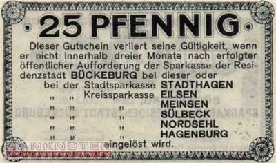 Bückeburg - 25  Pfennig (#VAB097_1a_UNC)